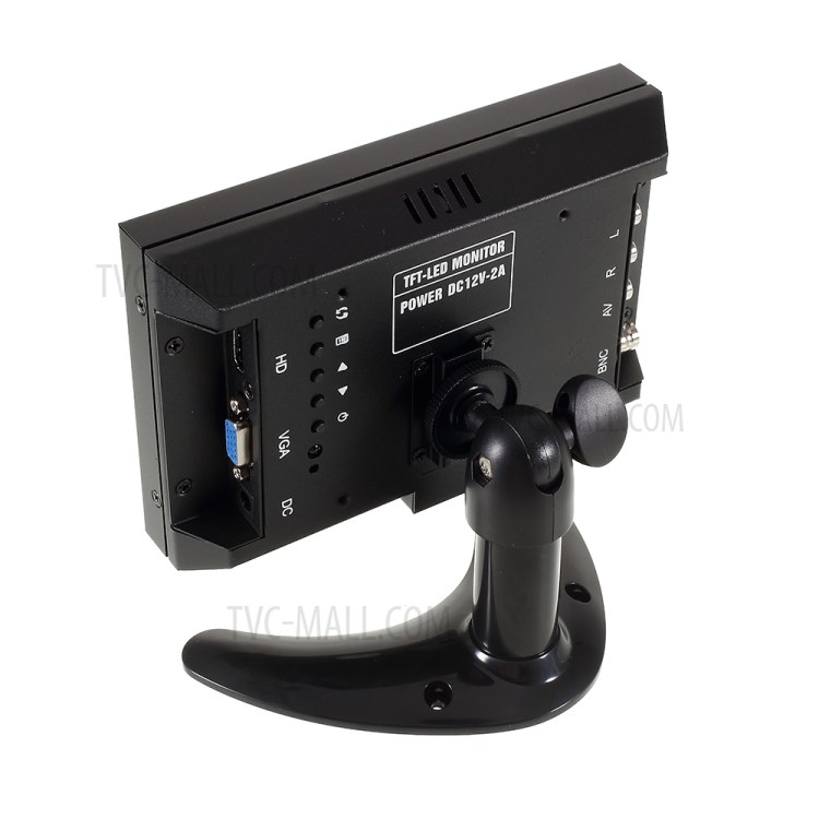 HD72 7-inch 1280x800 IPS LCD Color Monitor CCTV Security Surveillance Monitor - EU Plug-8