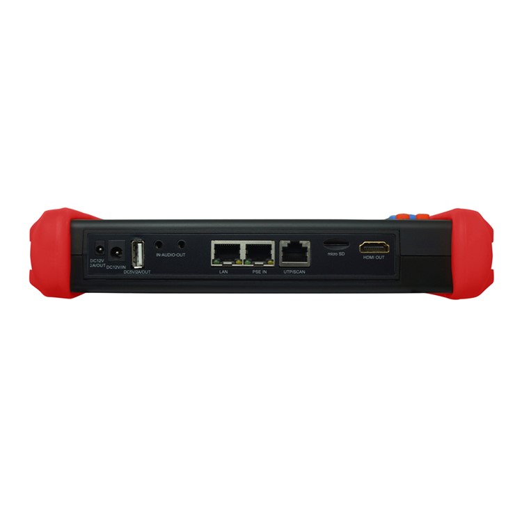 7.0-inch TFT LCD CCTV IPC + AHD + CVI + TVI + 2A Power Bank + Analog Camera Tester Support PTZ Control POE WiFi ONVIF (IPC-9800ADH) - EU Plug-3