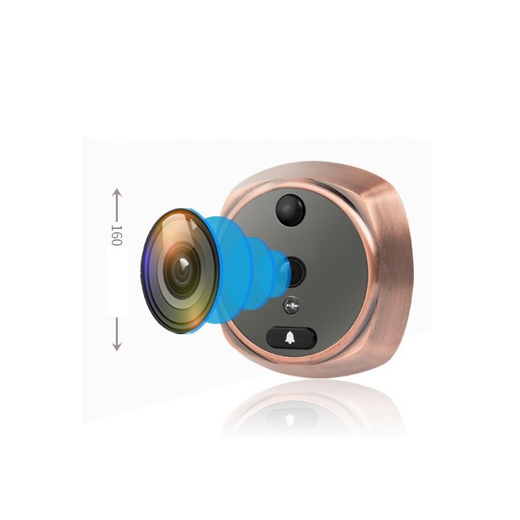 4.3-inch TFT Digital Door Peephole Viewer Camera Night Vision Function (516A) - EU Plug-11