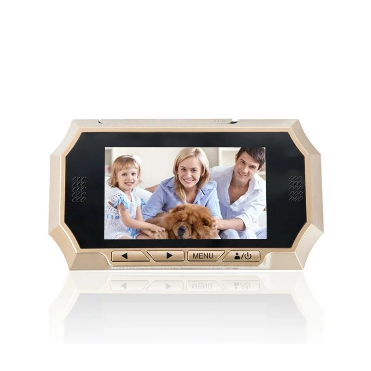 4.3-inch TFT Digital Door Peephole Viewer Camera Night Vision Function (516A) - EU Plug-2
