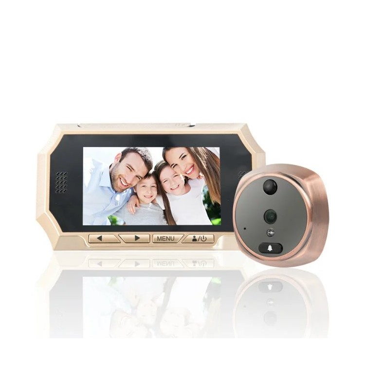 4.3-inch TFT Digital Door Peephole Viewer Camera Night Vision Function (516A) - EU Plug-3