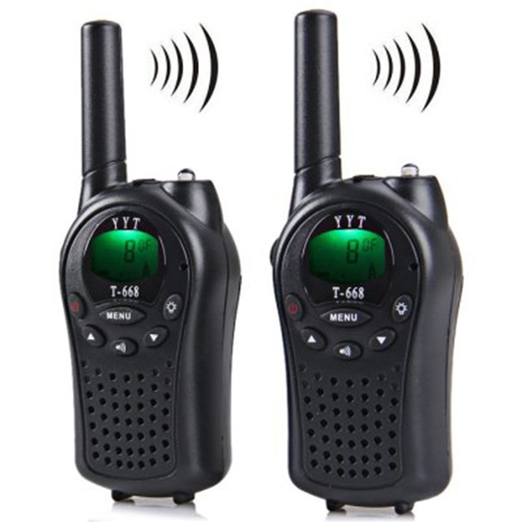 2 Pieces T-668 Handheld Auto Multi Channel 5KM Two Way Radio Walkie Talkie-1