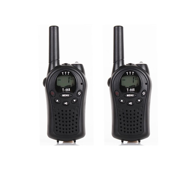 2 Pieces T-668 Handheld Auto Multi Channel 5KM Two Way Radio Walkie Talkie-11