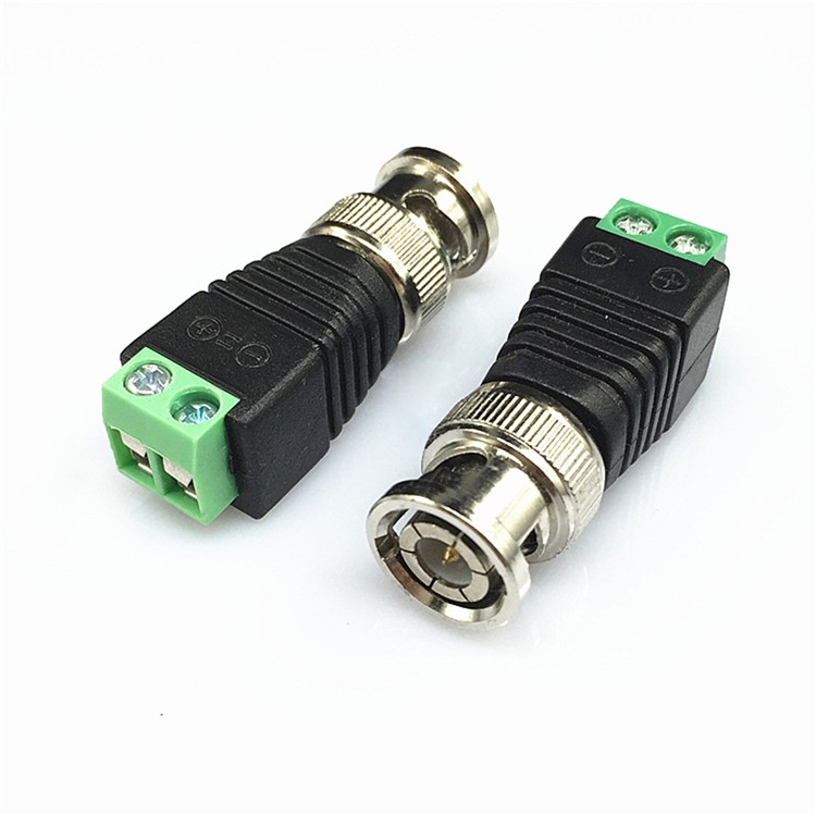 2PCS/Lot CCTV Video Camera BNC Plug Connector-2