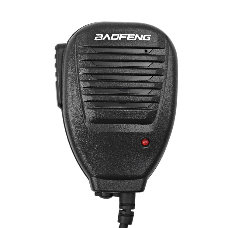 Original Baofeng Two-way Radio Speaker Mic - Black-2