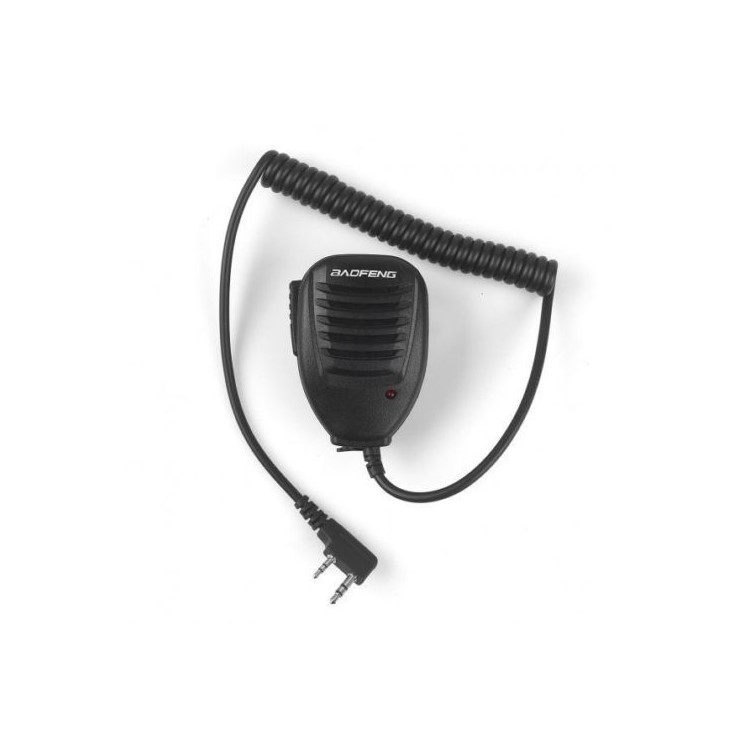 Original Baofeng Two-way Radio Speaker Mic - Black-6