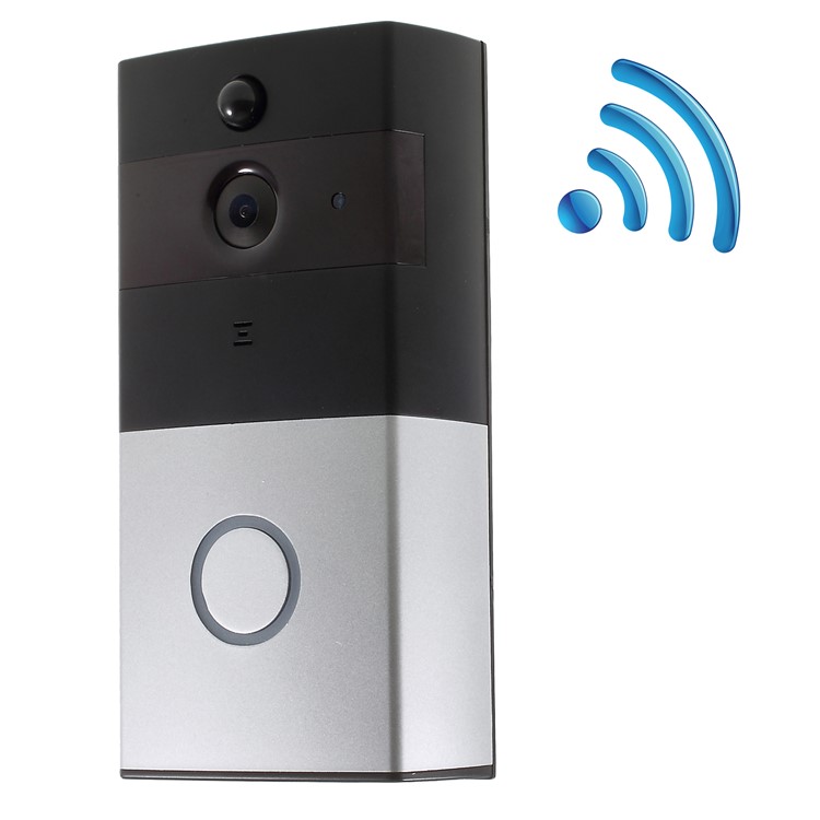 WiFi Video Doorbell Outdoor Battery PIR Night Vision Wireless Door Intercom Built-in 8G TF Card-1