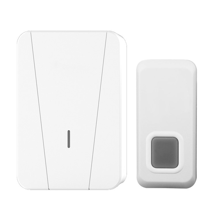 N18-W Home Office Security Wireless Doorbell System Transmitter & Transmitter - UK Plug-1