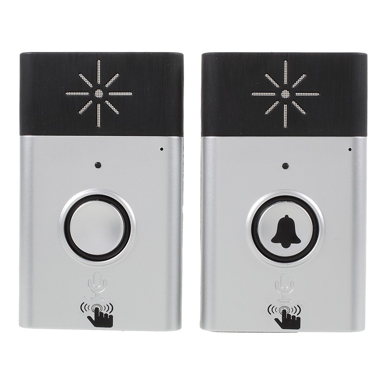 H6 Wireless Voice Intercom Doorbell Support Two-Way Include 1 Receiver and 1 Push Button-1