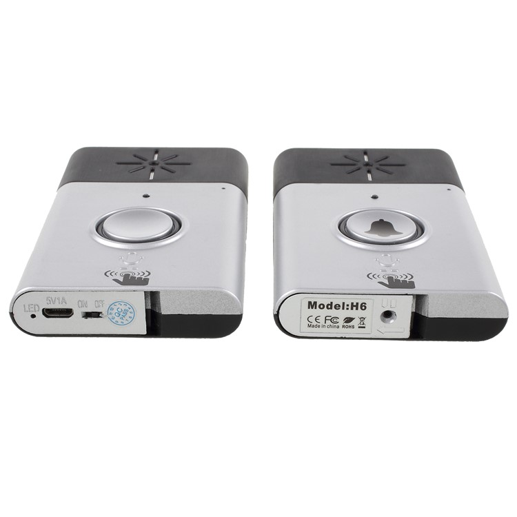 H6 Wireless Voice Intercom Doorbell Support Two-Way Include 1 Receiver and 1 Push Button-7