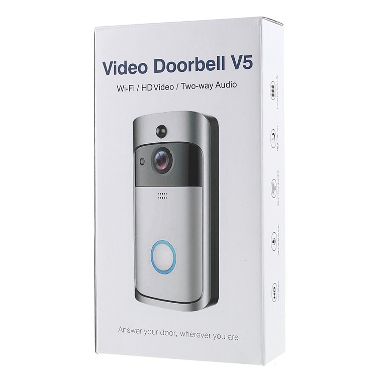 EKEN Video Doorbell 2 720P HD Wifi Camera Real-Time Video Support Two-Way Audio Night Vision