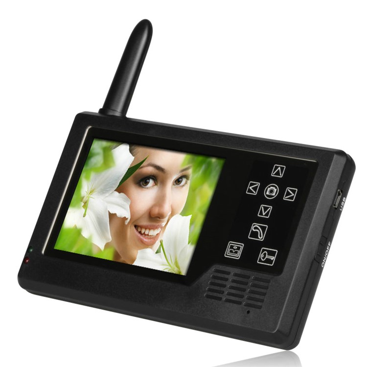 3.5'' TFT Color Display Wireless Video Intercom Doorbell Door Phone Intercom System 1 Camera 1 Monitor (SY3501A11) - EU Plug-9