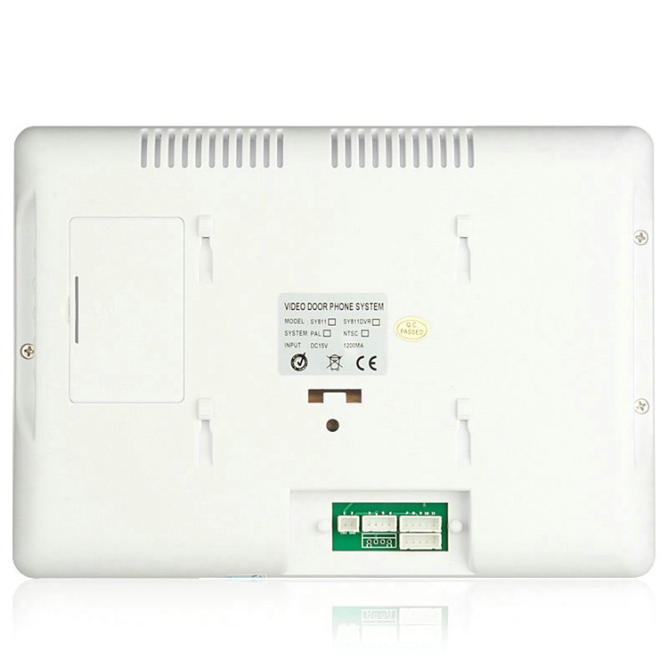 7.0-inch Wired Video Intercom Door Phone System Doorbell 1 Camera 1 Monitor Support Keypad Password RFID Card Remote Unlock (SY811WMJIDS11) - EU Plug-3