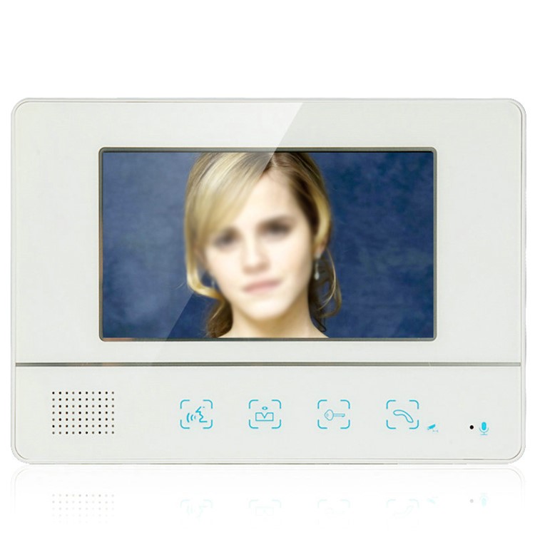 7.0-inch Wired Video Intercom Door Phone System Doorbell 1 Camera 1 Monitor Support Keypad Password RFID Card Remote Unlock (SY811WMJIDS11) - EU Plug-4