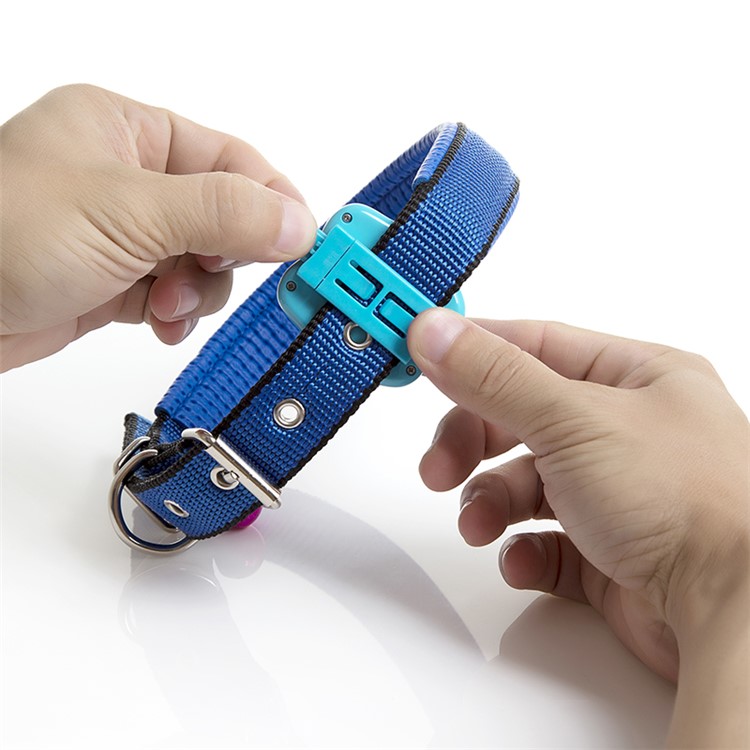 REACHFAR Mini Waterproof IP66 WiFi Smart GPS GSM Pet Tracker (RF-V30) - Blue / M-14