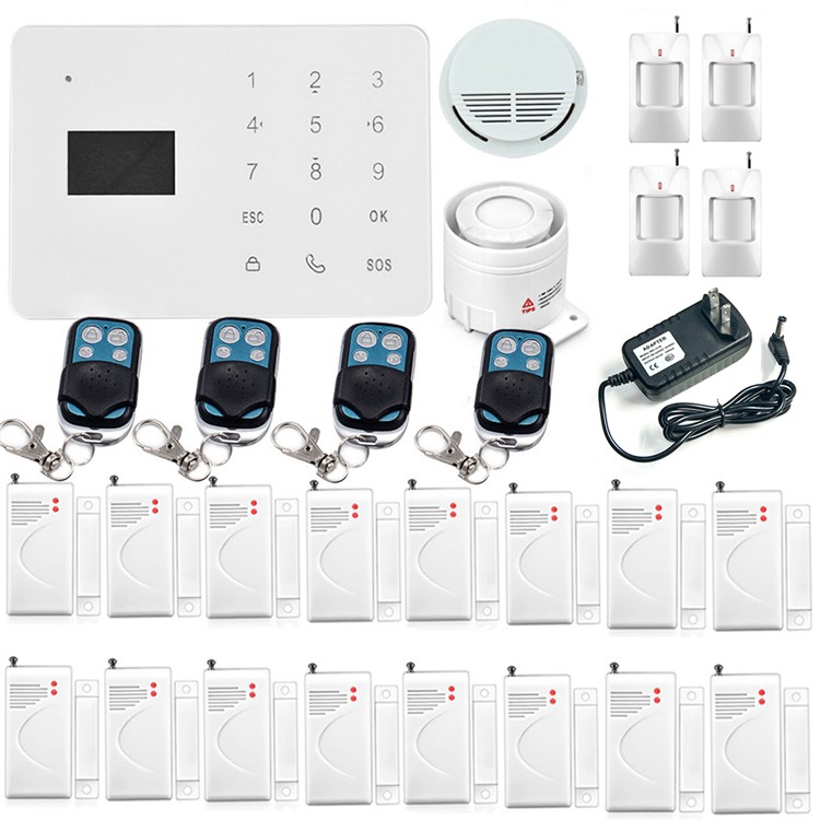 YA-700-GSM-12 Remote Control Touch Screen Home Security GSM Alarm System - UK Plug-11