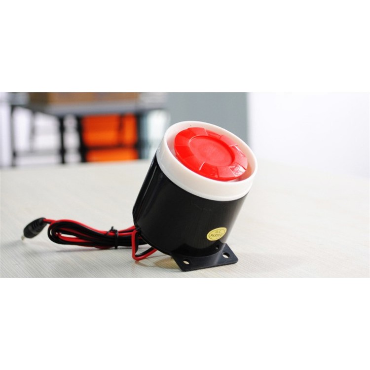 Household Guard Against Theft Alarm High-pitched Horn Wired Siren 120db - Red / White / Black-5