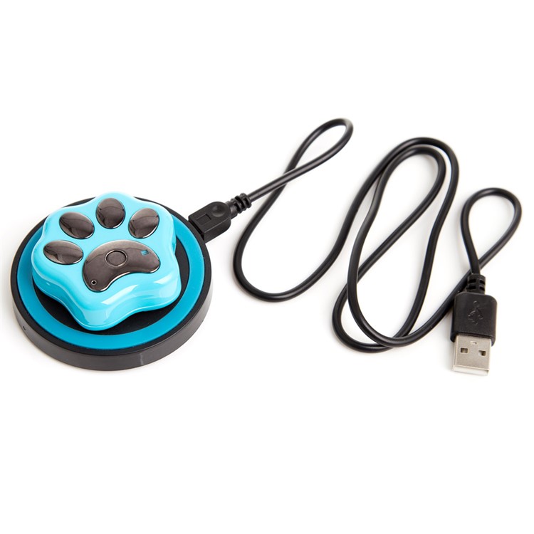 REACHFAR RF-V32 Mini Waterproof WiFi Smart GPS GSM Pet Tracker - Blue / Small Size-1