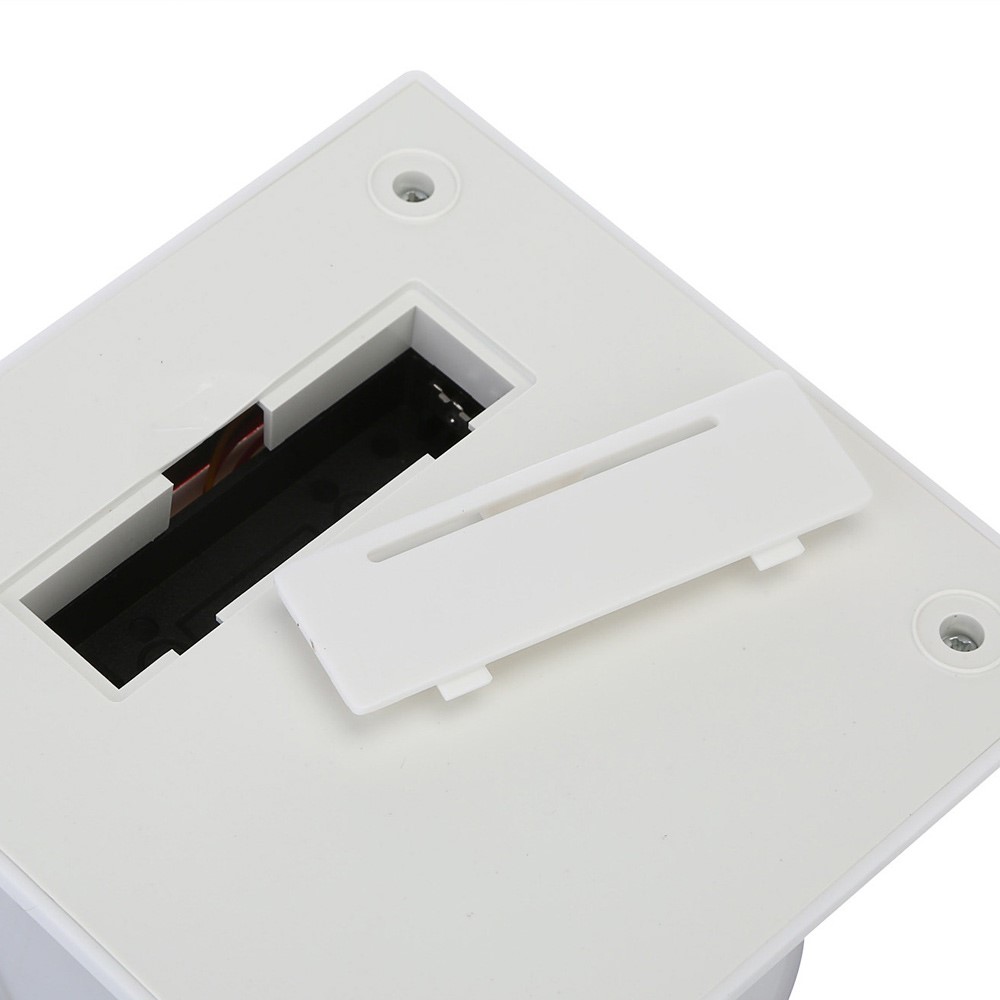 Solar & Battery Powered Display Stand 360-Degree Rotary Turn Table - White-3