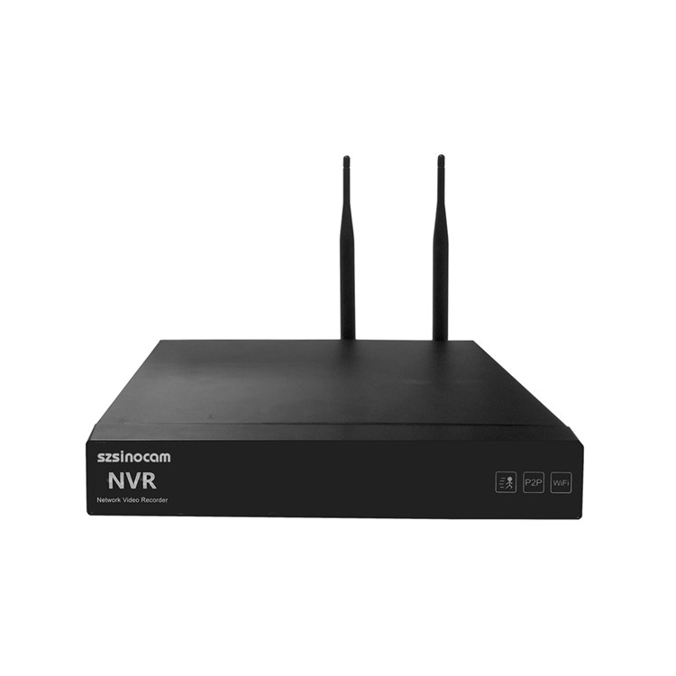 SZSINOCAM 4CH 720P 2.4G Completo WiFi NVR Kits con 15M IR Distancia Apoyo P2P APP (SN-NVK-4006W10)-UE Plug-4