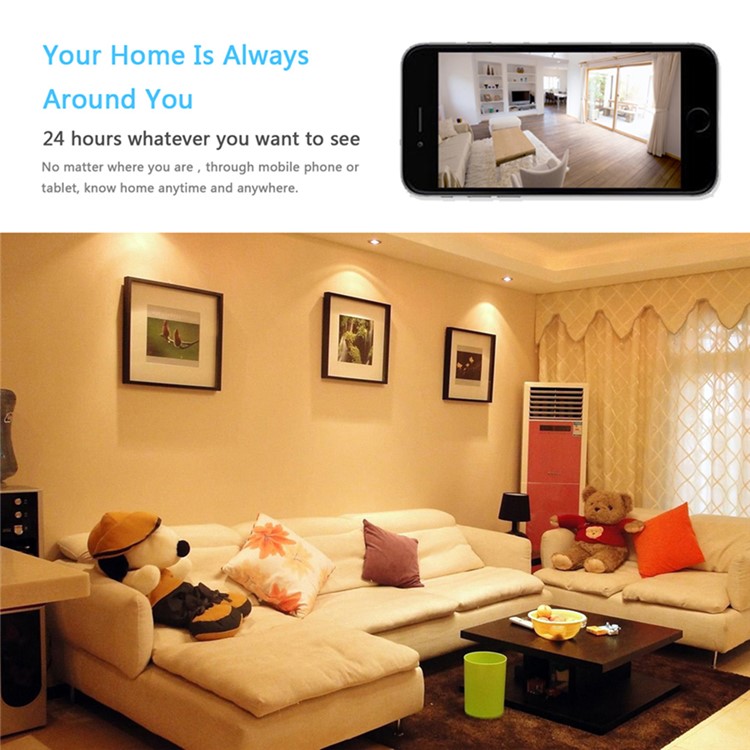 SZSINOCAM 4CH 720P 2.4G Completo WiFi NVR Kits con 15M IR Distancia Apoyo P2P APP (SN-NVK-4006W10)-UE Plug-9