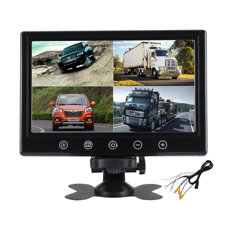 9.2-inch 800x480 TFT LCD 4 Split Screen CCTV Car Monitor with Remote Control (JSW926-CZ4H)-1
