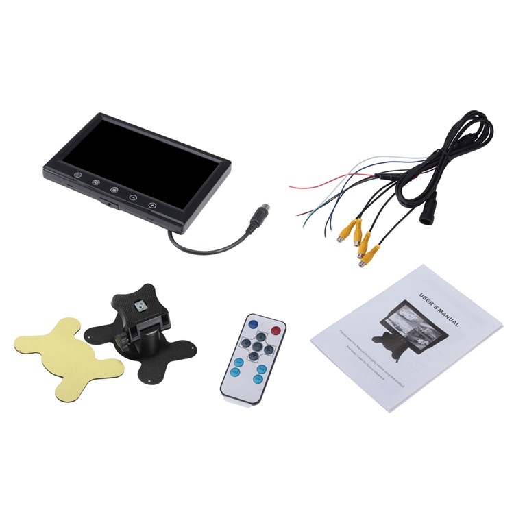 9.2-inch 800x480 TFT LCD 4 Split Screen CCTV Car Monitor with Remote Control (JSW926-CZ4H)-33