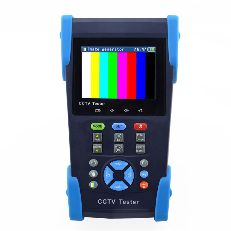 3.5-inch TFT LCD CCTV TVI + Analog Camera Tester Support 12V 1A Output PTZ Control (HD-2800H) - UK Plug-2