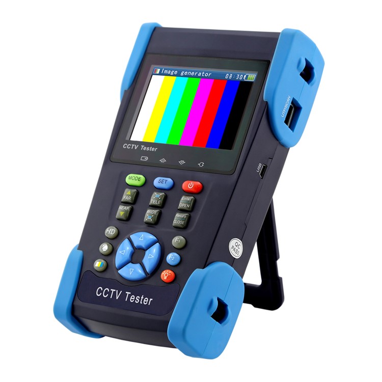 3.5-inch TFT LCD CCTV TVI + Analog Camera Tester Support 12V 1A Output PTZ Control (HD-2800H) - UK Plug-3