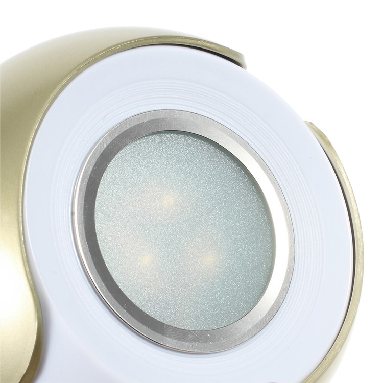 256 Colors Colorful LED Mood Lighting Living Lamp with Remote Control - Gold Color / EU Plug-3