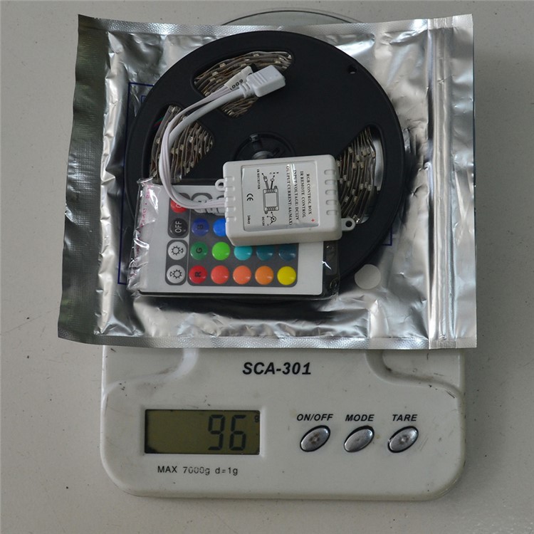 JIAWEN 5M 300 x 3528 SMD RGB LED Flexible Strip Light with 24 Key Remote Controller-7