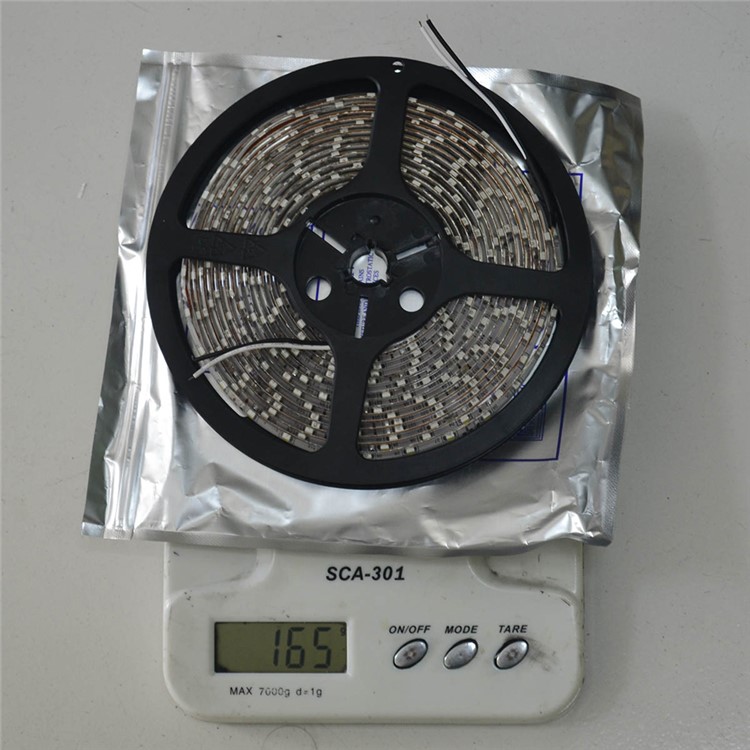 JIAWEN 5M 25W 12V 300-LED 3528 SMD LED Tira De Luz Flexível IP65 Impermeável - Branco Quente-5