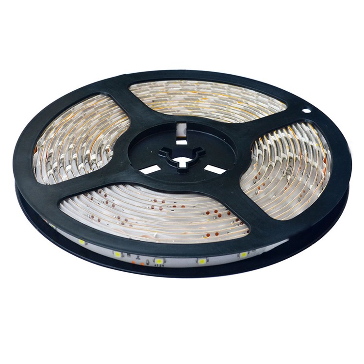 JIAWEN 5M 25W 12V 300-LED 3528 SMD LED Flexible Light Strip IP65 Waterproof - Cool White-3
