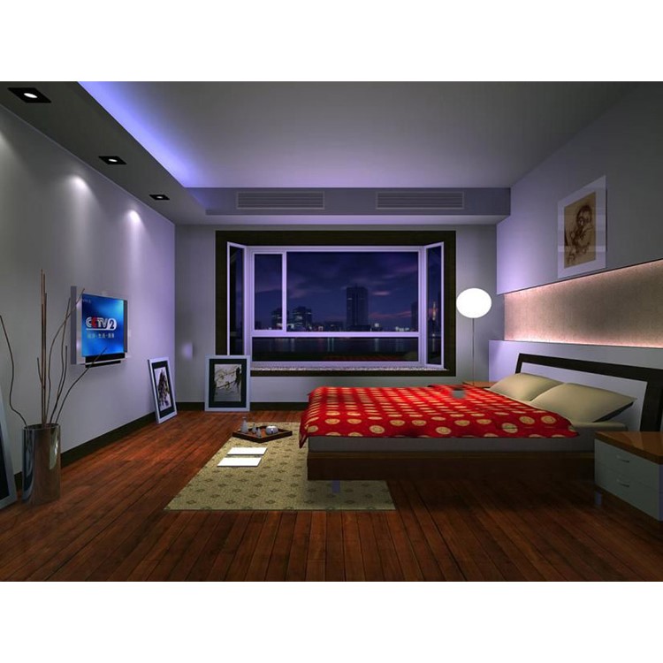 JIAWEN 5M 300 x 5050 SMD RGB LED tira flexível com controlador remoto de 24 teclas-12