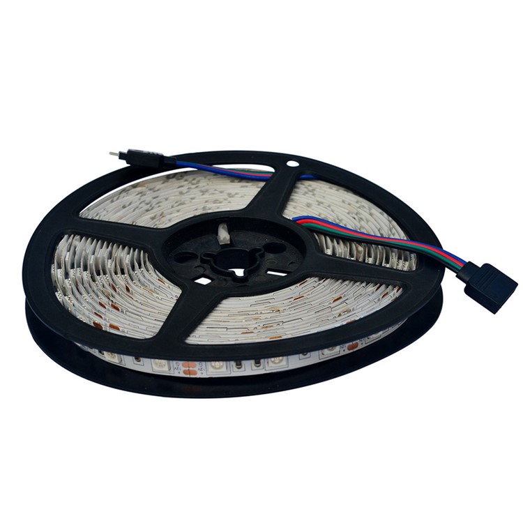 JIAWEN 5M 300 x 5050 SMD RGB LED tira flexível com controlador remoto de 24 teclas-2
