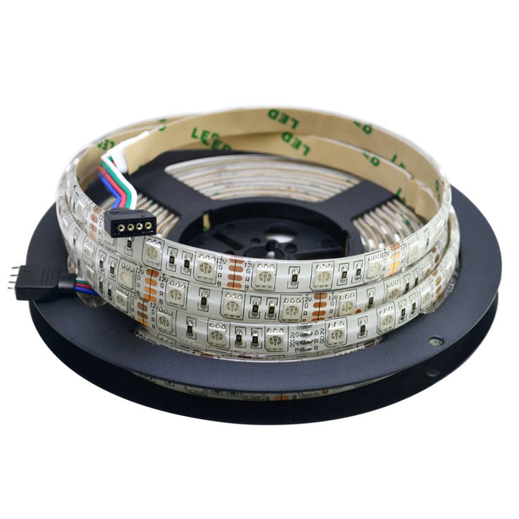 JIAWEN 5m 300 x 5050 SMD RGB LED Waterproof Flexible Strip Lamp with 24 Key Remote Controller-3