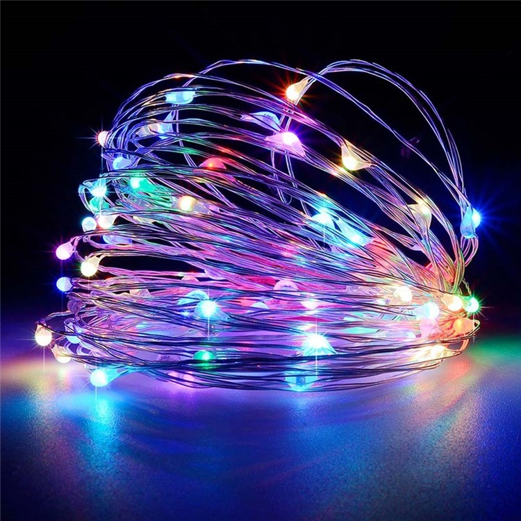 YK0435 USB 10M Waterproof Flexible LED RGB Holiday Decoration Lighting String Light-14