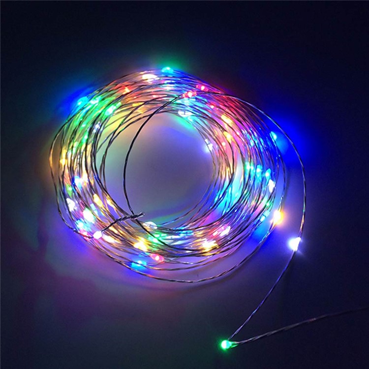 YK0435 USB 10M Waterproof Flexible LED RGB Holiday Decoration Lighting String Light-15