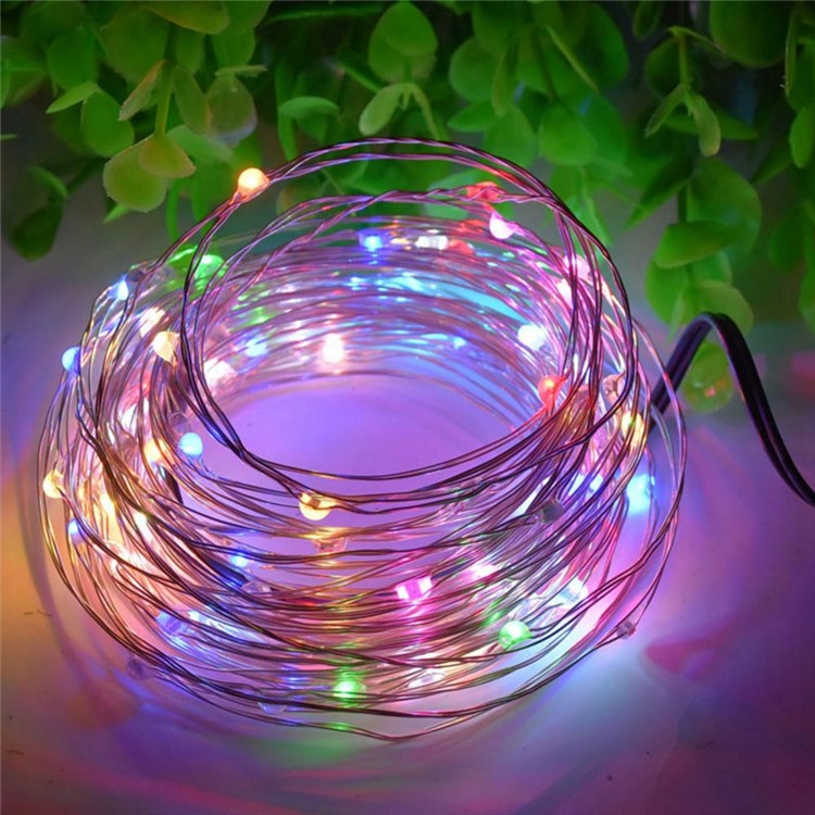 YK0435 USB 10M Waterproof Flexible LED RGB Holiday Decoration Lighting String Light-16