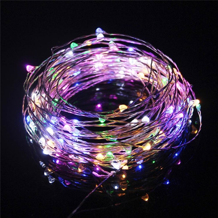 YK0435 USB 10M Waterproof Flexible LED RGB Holiday Decoration Lighting String Light-2