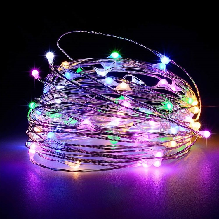 YK0435 USB 10M Waterproof Flexible LED RGB Holiday Decoration Lighting String Light-7