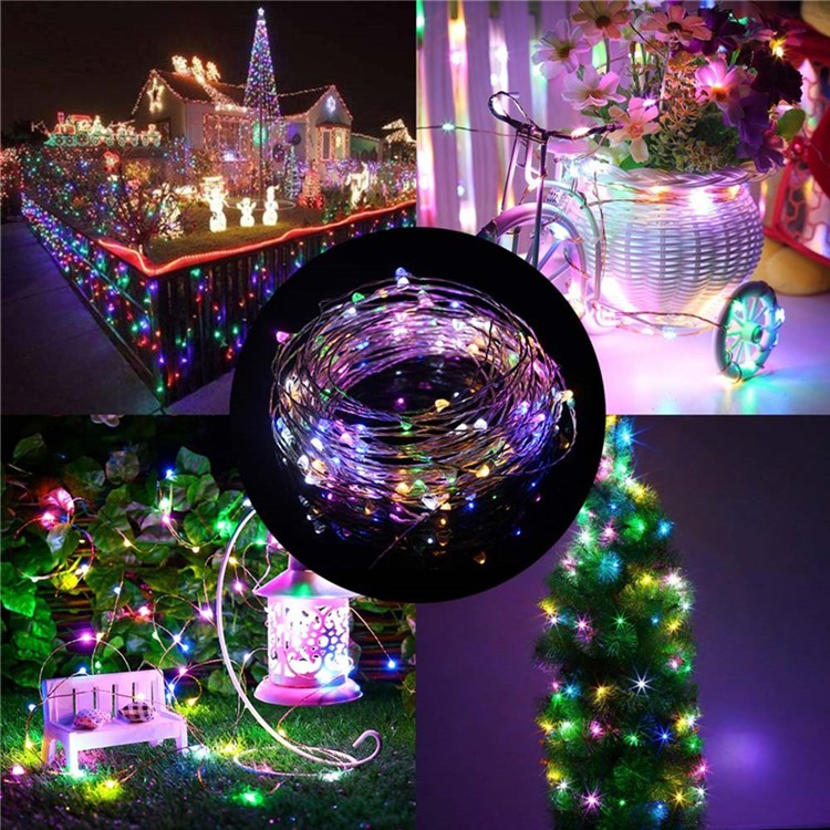 YK0435 USB 10M Waterproof Flexible LED RGB Holiday Decoration Lighting String Light-9