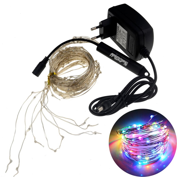 YOUOKLIGHT YK0437 2M Waterproof Flexible LED RGB String Light Holiday Decoration String Light - EU Plug-1