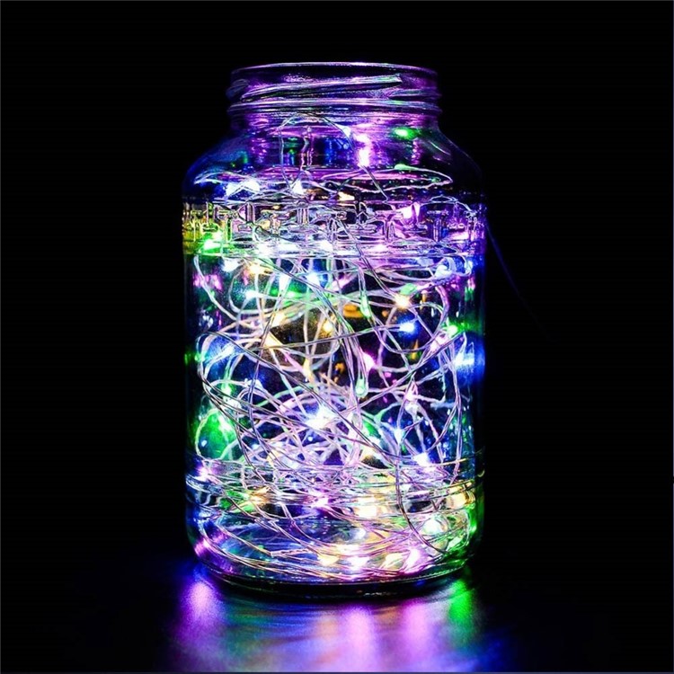 YOUOKLIGHT YK0437 2M Waterproof Flexible LED RGB String Light Holiday Decoration String Light - EU Plug-4