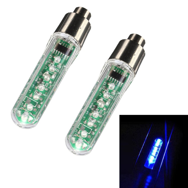 YOUOKLIGHT YK1510 2PCS/Set Bicycle Valve Tire 7-LED Waterproof Bicycle Light-1