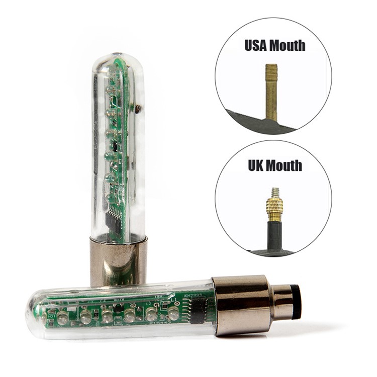 YOUOKLIGHT YK1510 2PCS/Set Bicycle Valve Tire 7-LED Waterproof Bicycle Light-7