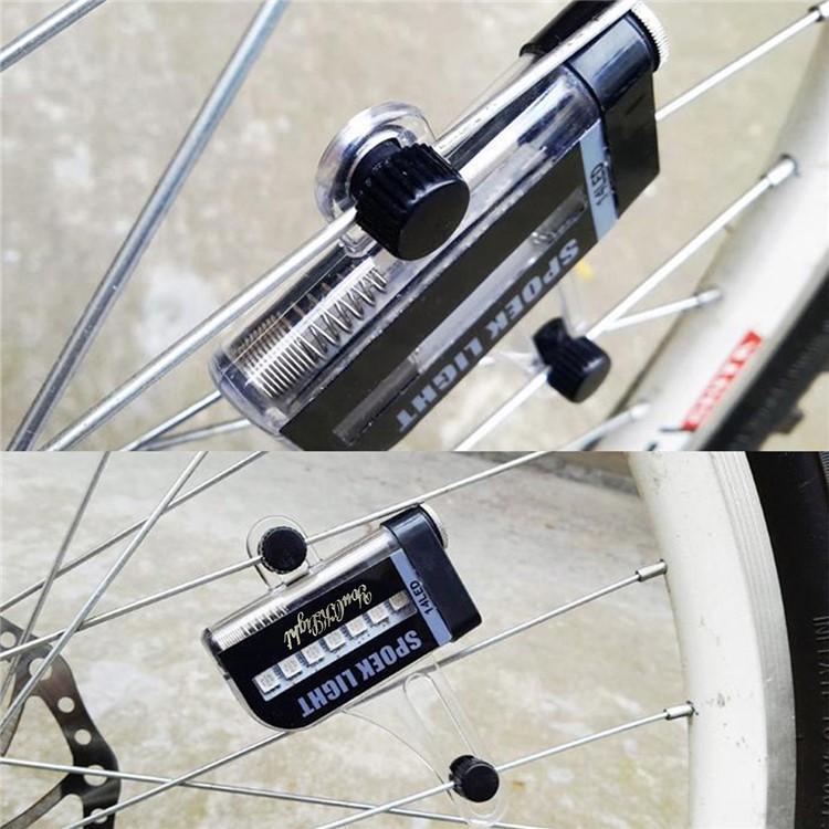 YOUOKLIGHT YK1509 14-LED Motorcycle Bike Wheel Signal Light 30 Changes - Black-6