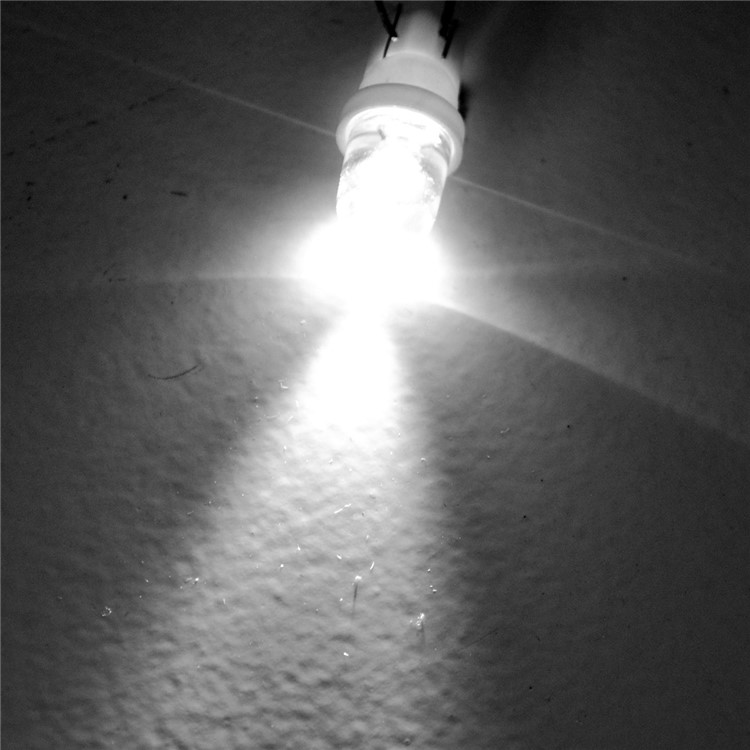 10PCS YK1497 T10 0.2W White LED Bulb Car Signal Lamp 12V-5