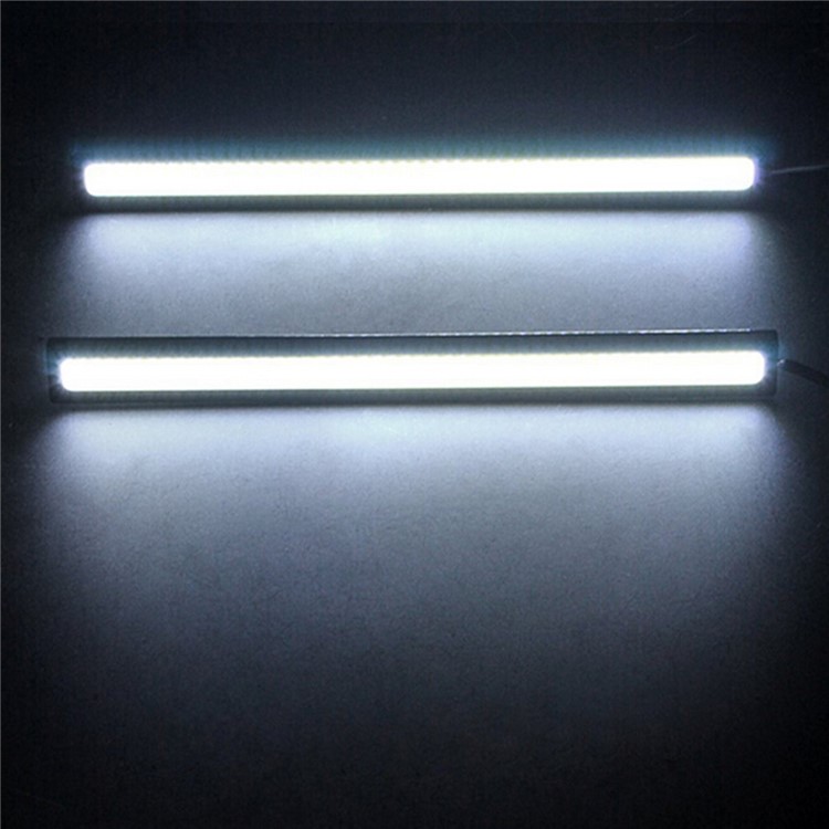 One Pair YouOKLight YK1494 DIY Waterproof 6W COB LED Daytime Running Light for Car - Black + Yellow (1PCS)-5