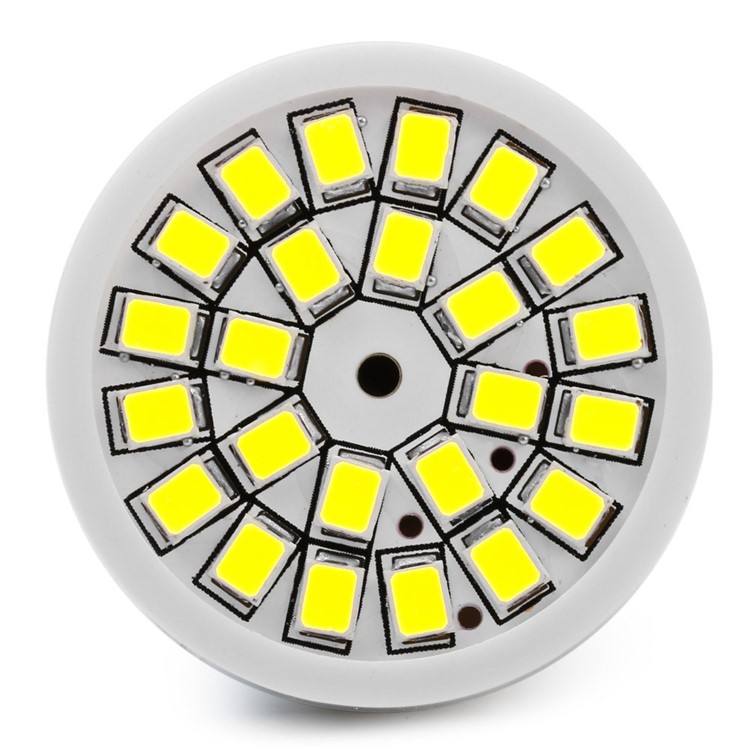 10 PCS YK1649 E14 3W Cold White 24-2835 SMD LED Light Bulbs - Cool White-4